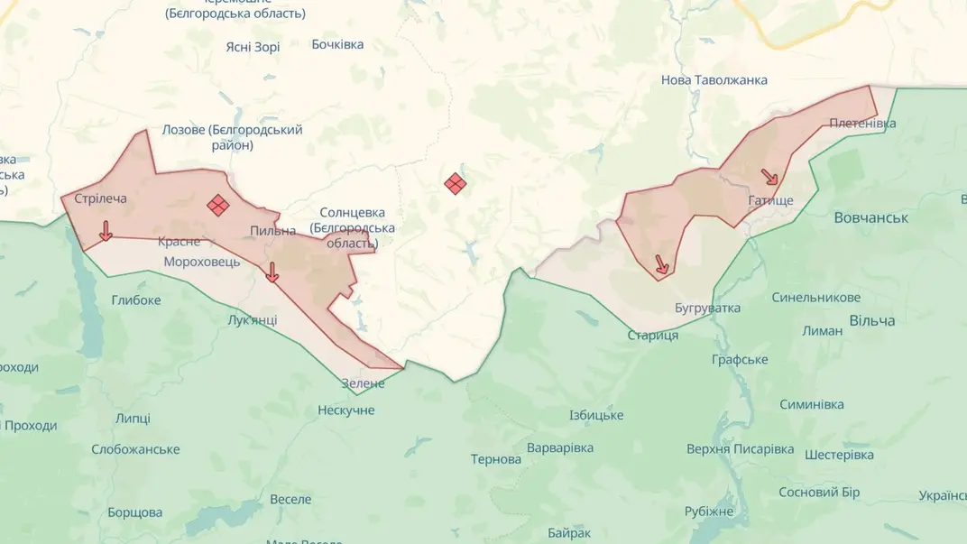 На Харківщині росіяни понад десять разів штурмували прикордоння за підтримки авіації — Генштаб