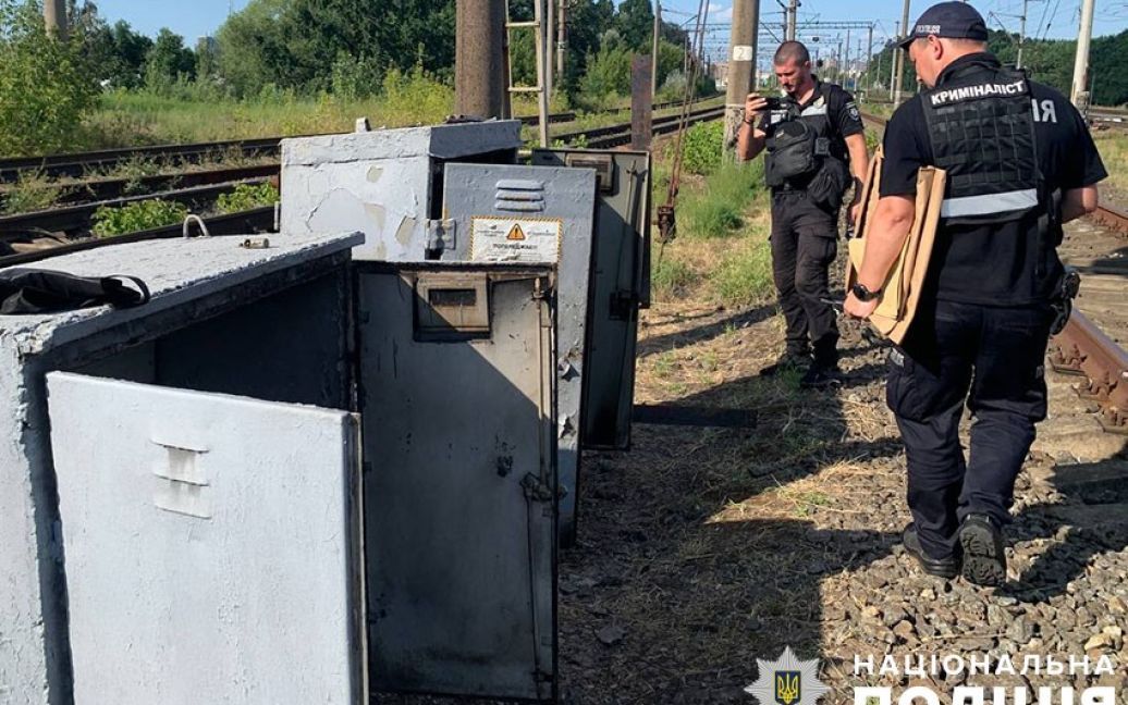 В Києві затримали російського диверсанта, який вчинив пожежу на залізниці