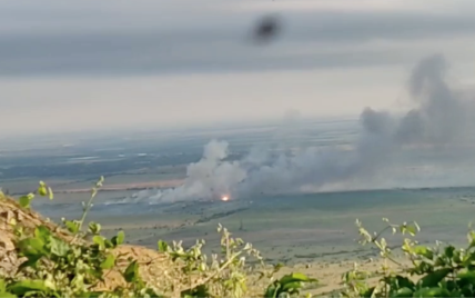 У Криму згорів склад з боєприпасами